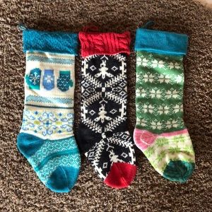3 Christmas stockings